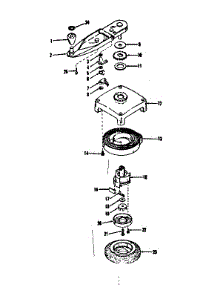Self Starter No. 29362 parts for Craftsman Lawn & Garden Engine 14330351 from AppliancePartsPros.com