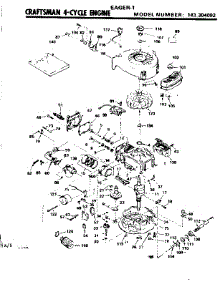 Replacement Parts parts for Craftsman Lawn & Garden Engine 143304092 from AppliancePartsPros.com