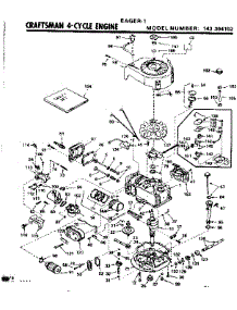 Replacement Parts parts for Craftsman Lawn & Garden Engine 143304102 from AppliancePartsPros.com