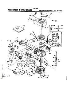 Replacement Parts parts for Craftsman Lawn & Garden Engine 143304112 from AppliancePartsPros.com