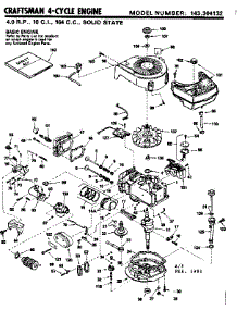 Replacement Parts parts for Craftsman Lawn & Garden Engine 143304132 from AppliancePartsPros.com