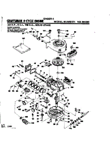 Replacement Parts parts for Craftsman Lawn & Garden Engine 143304202 from AppliancePartsPros.com