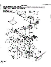 Replacement Parts parts for Craftsman Lawn & Garden Engine 143304212 from AppliancePartsPros.com