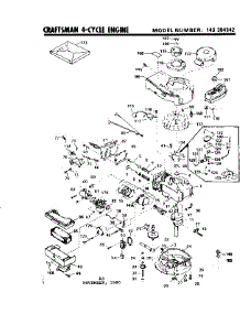 Replacement Parts parts for Craftsman Lawn & Garden Engine 143304342 from AppliancePartsPros.com