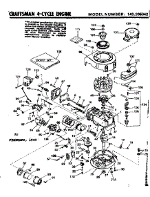 Replacement Parts parts for Craftsman Lawn & Garden Engine 143305042 from AppliancePartsPros.com