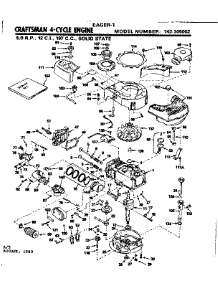 Replacement Parts parts for Craftsman Lawn & Garden Engine 143305052 from AppliancePartsPros.com