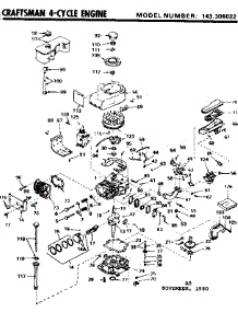 Replacement Parts parts for Craftsman Lawn & Garden Engine 143306022 from AppliancePartsPros.com