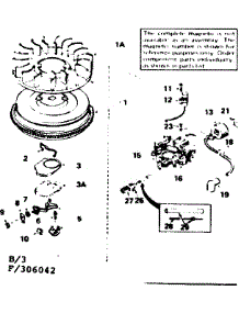 Magneto No. 610972 parts for Craftsman Lawn & Garden Engine 143306042 from AppliancePartsPros.com