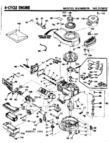 Replacement Parts parts for Craftsman Lawn & Garden Engine 143313012 from AppliancePartsPros.com