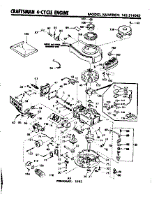 Replacement Parts parts for Craftsman Lawn & Garden Engine 143314042 from AppliancePartsPros.com