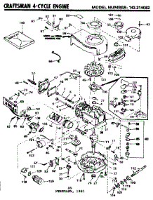 Replacement Parts parts for Craftsman Lawn & Garden Engine 143314082 from AppliancePartsPros.com