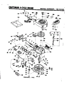 Replacement Parts parts for Craftsman Lawn & Garden Engine 143314102 from AppliancePartsPros.com