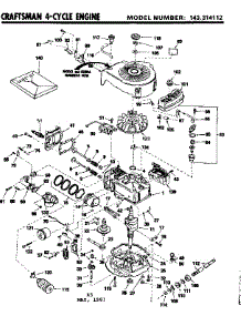 Replacement Parts parts for Craftsman Lawn & Garden Engine 143314112 from AppliancePartsPros.com