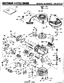 Replacement Parts parts for Craftsman Lawn & Garden Engine 143314172 from AppliancePartsPros.com
