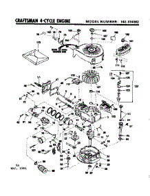 Replacement Parts parts for Craftsman Lawn & Garden Engine 143314362 from AppliancePartsPros.com
