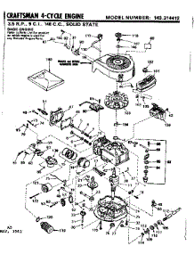 Replacement Parts parts for Craftsman Lawn & Garden Engine 143314412 from AppliancePartsPros.com