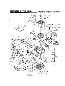 Replacement Parts parts for Craftsman Lawn & Garden Engine 143314422 from AppliancePartsPros.com