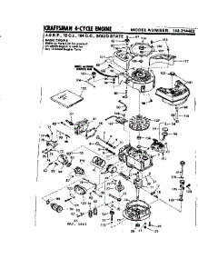 Replacement Parts parts for Craftsman Lawn & Garden Engine 143314452 from AppliancePartsPros.com