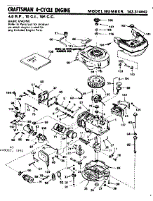 Replacement Parts parts for Craftsman Lawn & Garden Engine 143314642 from AppliancePartsPros.com