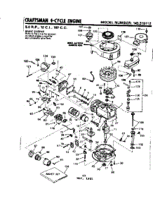 Replacement Parts parts for Craftsman Lawn & Garden Engine 143315112 from AppliancePartsPros.com
