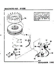Magneto parts for Craftsman Lawn & Garden Engine 143315122 from AppliancePartsPros.com