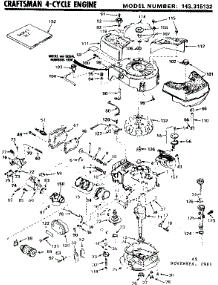 Replacement Parts parts for Craftsman Lawn & Garden Engine 143315132 from AppliancePartsPros.com
