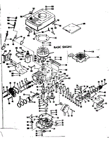 Basic Engine parts for Craftsman Lawn & Garden Engine 14331600 from AppliancePartsPros.com