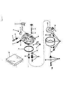 Carburetor No. 29340 (Lmg-139) parts for Craftsman Lawn & Garden Engine 14331601 from AppliancePartsPros.com