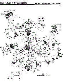 Replacement Parts parts for Craftsman Lawn & Garden Engine 143316062 from AppliancePartsPros.com