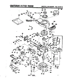 Replacement Parts parts for Craftsman Lawn & Garden Engine 143321012 from AppliancePartsPros.com