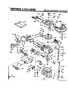 Replacement Parts parts for Craftsman Lawn & Garden Engine 143324052 from AppliancePartsPros.com
