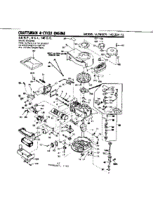 Replacement Parts parts for Craftsman Lawn & Garden Engine 143324112 from AppliancePartsPros.com