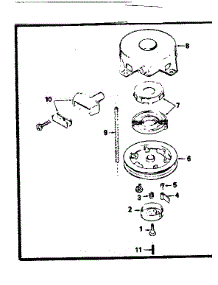Rewind Starter parts for Craftsman Lawn & Garden Engine 143324152 from AppliancePartsPros.com