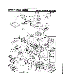 Replacement Parts parts for Craftsman Lawn & Garden Engine 143324162 from AppliancePartsPros.com