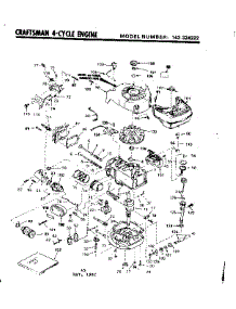 Replacement Parts parts for Craftsman Lawn & Garden Engine 143324222 from AppliancePartsPros.com