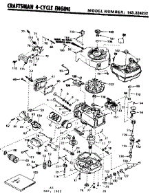 Replacement Parts parts for Craftsman Lawn & Garden Engine 143324232 from AppliancePartsPros.com