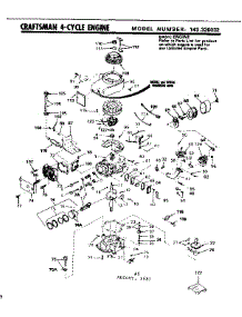Replacement Parts parts for Craftsman Lawn & Garden Engine 143326032 from AppliancePartsPros.com