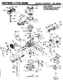 Replacement Parts parts for Craftsman Lawn & Garden Engine 143326062 from AppliancePartsPros.com