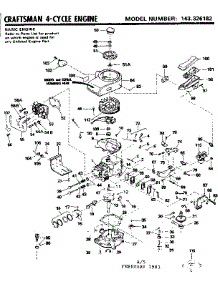 Replacement Parts parts for Craftsman Lawn & Garden Engine 143326182 from AppliancePartsPros.com