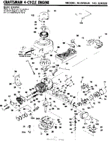 Replacement Parts parts for Craftsman Lawn & Garden Engine 143326222 from AppliancePartsPros.com