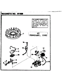 Magneto parts for Craftsman Lawn & Garden Engine 143326242 from AppliancePartsPros.com