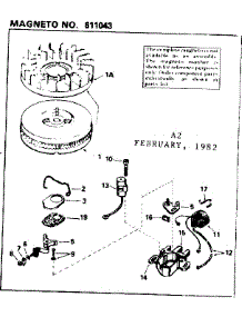 Magneto parts for Craftsman Lawn & Garden Engine 143326272 from AppliancePartsPros.com