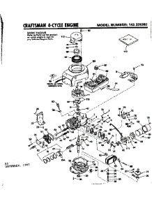 Replacement Parts parts for Craftsman Lawn & Garden Engine 143326302 from AppliancePartsPros.com