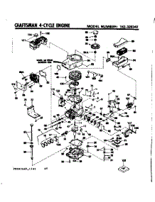 Replacement Parts parts for Craftsman Lawn & Garden Engine 143326342 from AppliancePartsPros.com