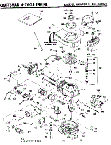 Replacement Parts parts for Craftsman Lawn & Garden Engine 143334022 from AppliancePartsPros.com