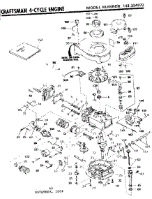 Replacement Parts parts for Craftsman Lawn & Garden Engine 143334072 from AppliancePartsPros.com