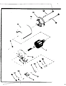 Electric Starter parts for Craftsman Lawn & Garden Engine 143334132 from AppliancePartsPros.com