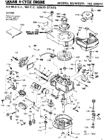 Replacement Parts parts for Craftsman Lawn & Garden Engine 143334212 from AppliancePartsPros.com