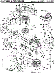 Replacement Parts parts for Craftsman Lawn & Garden Engine 143334252 from AppliancePartsPros.com