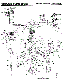 Replacement Parts parts for Craftsman Lawn & Garden Engine 143336022 from AppliancePartsPros.com